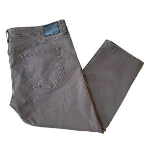 Liverpool Slim Straight Jeans Mens 40x27 Deep Earth Brown Stretch